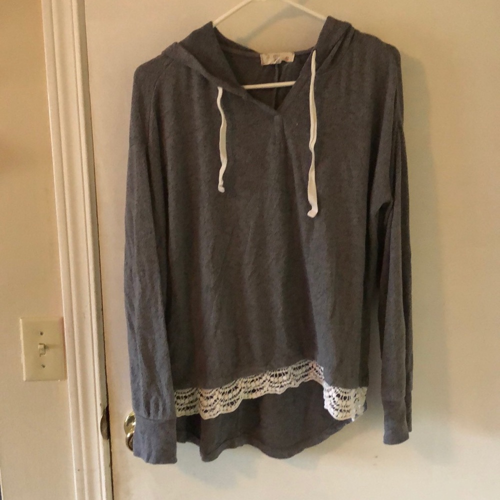 Gray Pullover Sweater